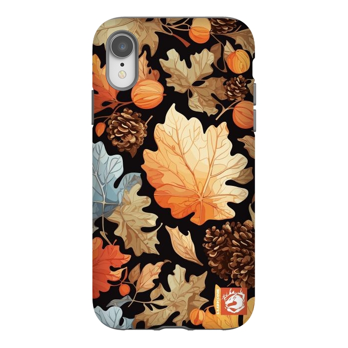 iPhone Xr StrongFit Leaf Automn Pattern by LM2Kone