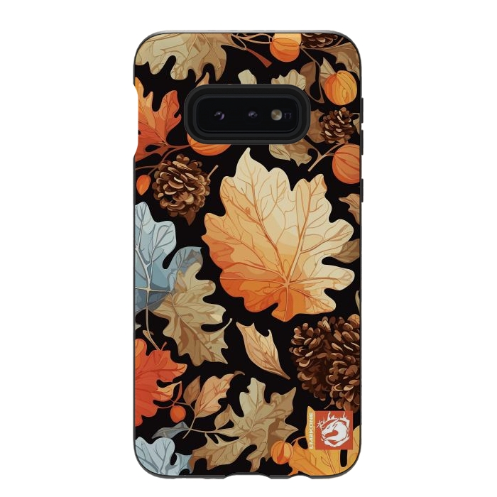 Galaxy S10e StrongFit Leaf Automn Pattern by LM2Kone