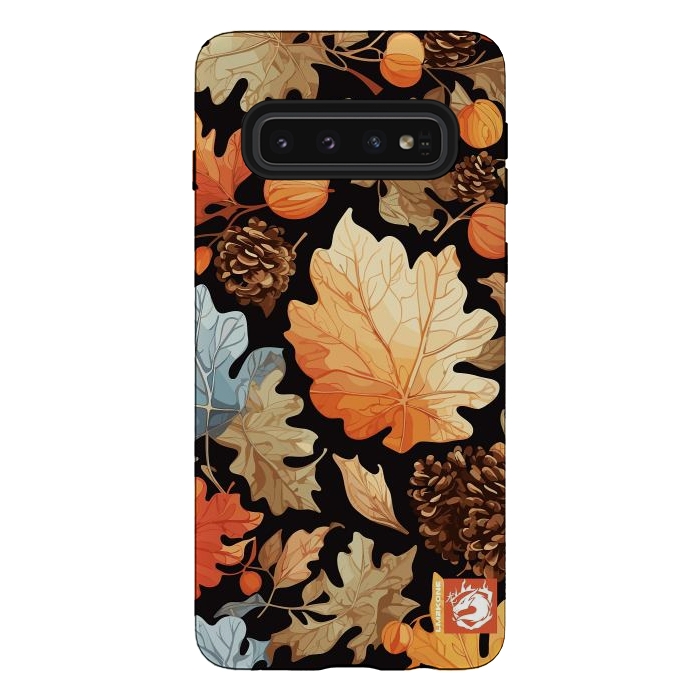 Galaxy S10 StrongFit Leaf Automn Pattern by LM2Kone