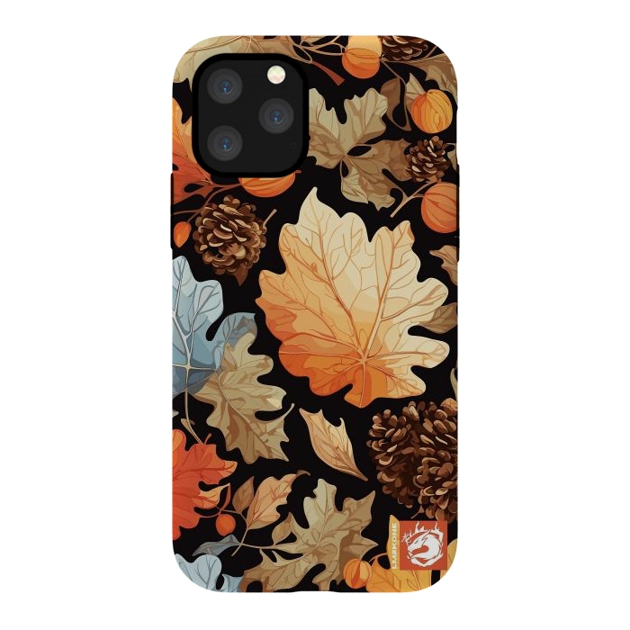 iPhone 11 Pro StrongFit Leaf Automn Pattern by LM2Kone