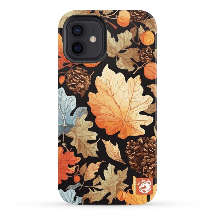 iPhone 12 StrongFit Leaf Automn Pattern by LM2Kone