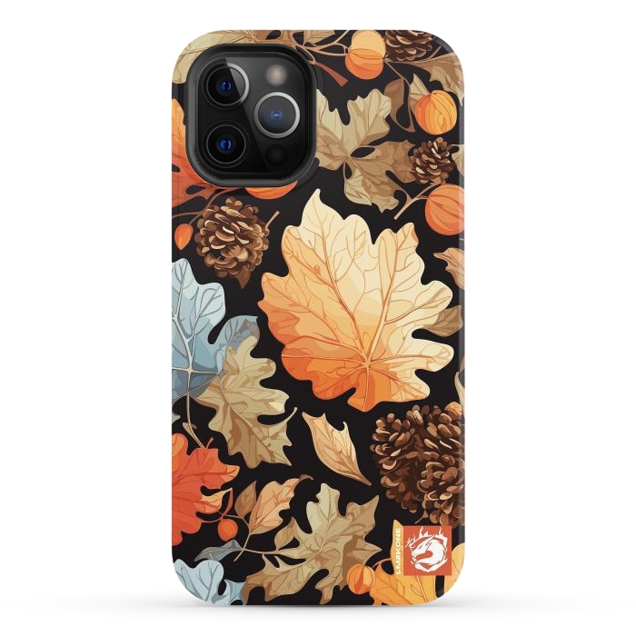 iPhone 12 Pro StrongFit Leaf Automn Pattern by LM2Kone