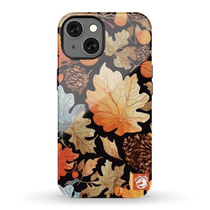 iPhone 13 StrongFit Leaf Automn Pattern by LM2Kone