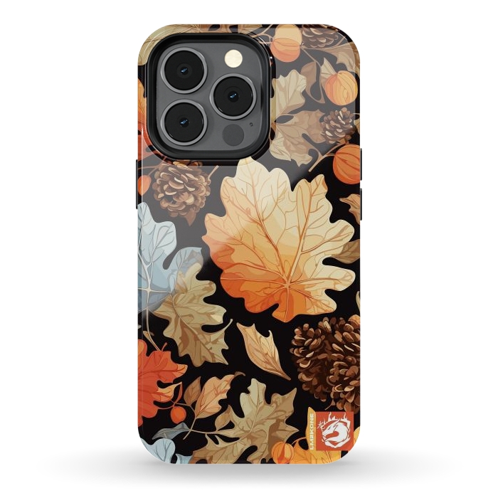 iPhone 13 pro StrongFit Leaf Automn Pattern by LM2Kone