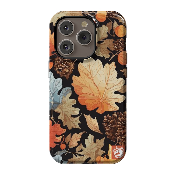 iPhone 14 Pro StrongFit Leaf Automn Pattern by LM2Kone