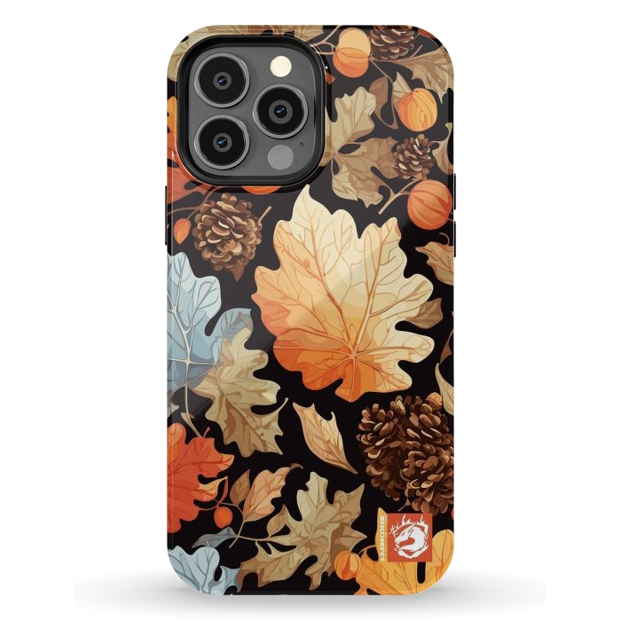 iPhone 13 Pro Max StrongFit Leaf Automn Pattern by LM2Kone