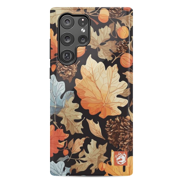 Galaxy S22 Ultra StrongFit Leaf Automn Pattern by LM2Kone