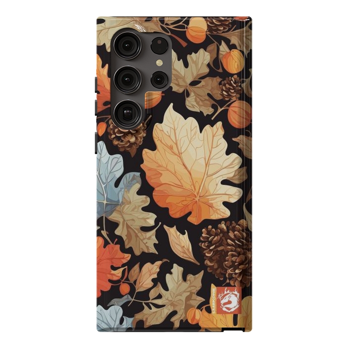 Galaxy S23 Ultra StrongFit Leaf Automn Pattern by LM2Kone