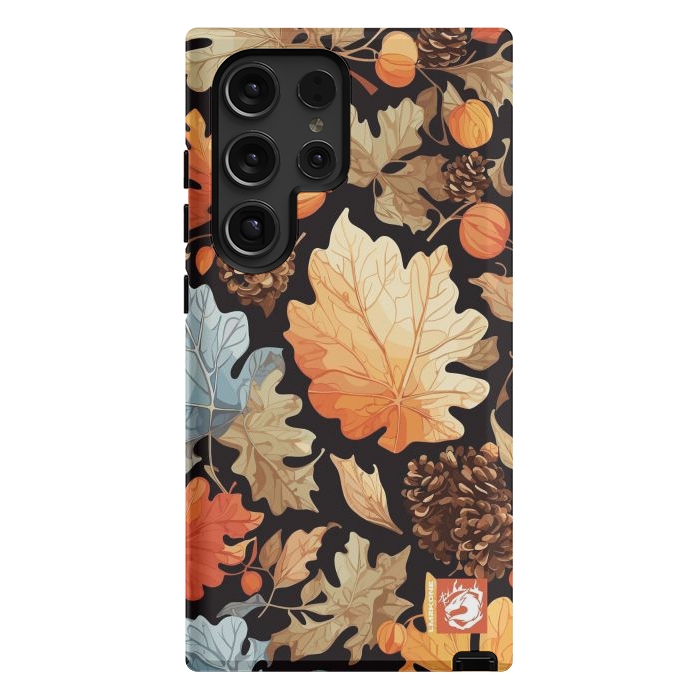 Galaxy S24 Ultra StrongFit Leaf Automn Pattern by LM2Kone