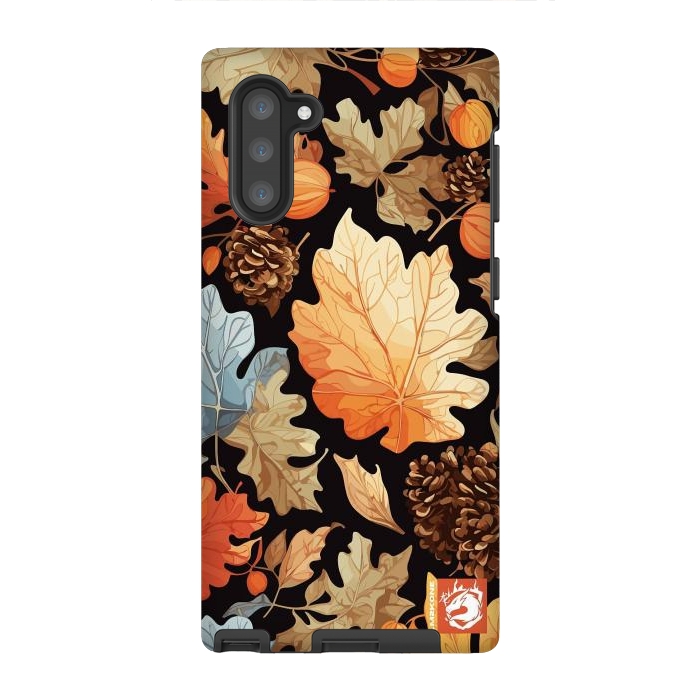 Galaxy Note 10 StrongFit Leaf Automn Pattern by LM2Kone