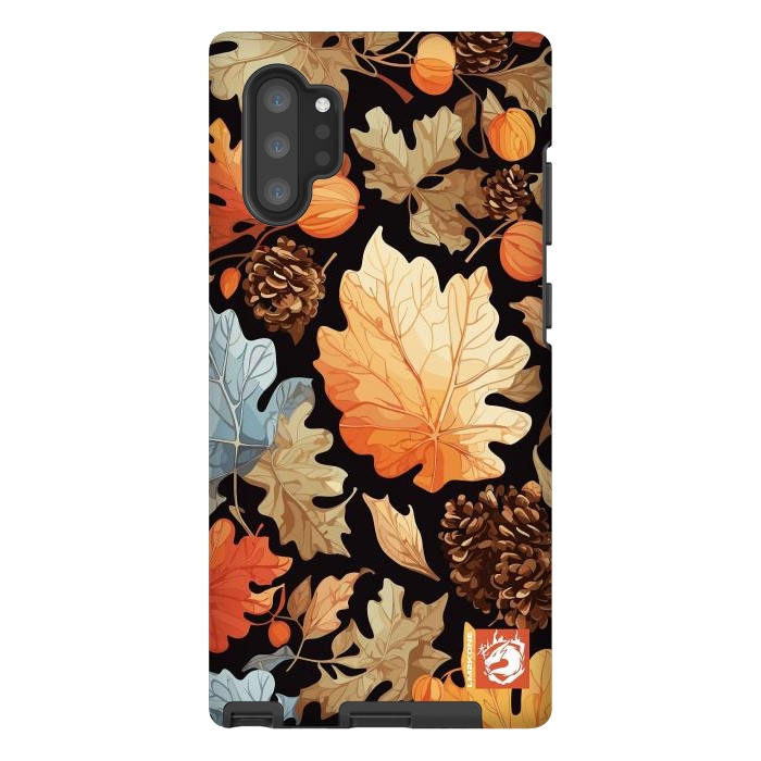 Galaxy Note 10 plus StrongFit Leaf Automn Pattern by LM2Kone