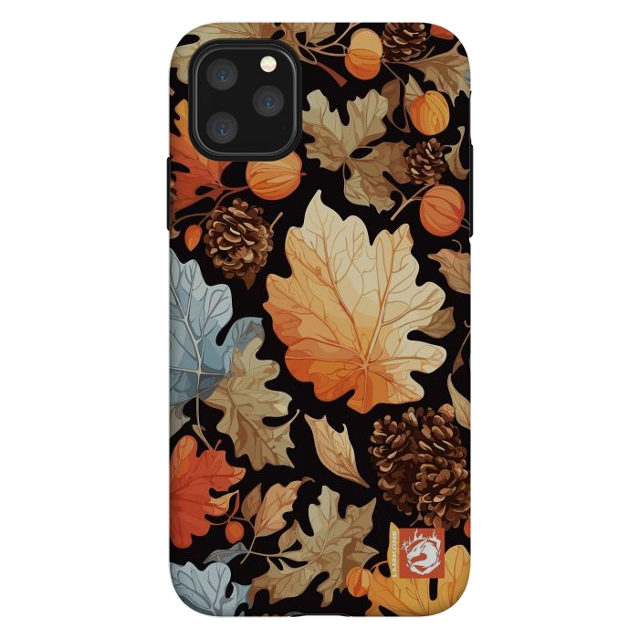 iPhone 11 Pro Max StrongFit Leaf Automn Pattern by LM2Kone