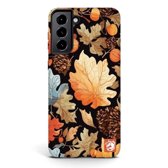 Galaxy S21 StrongFit Leaf Automn Pattern by LM2Kone