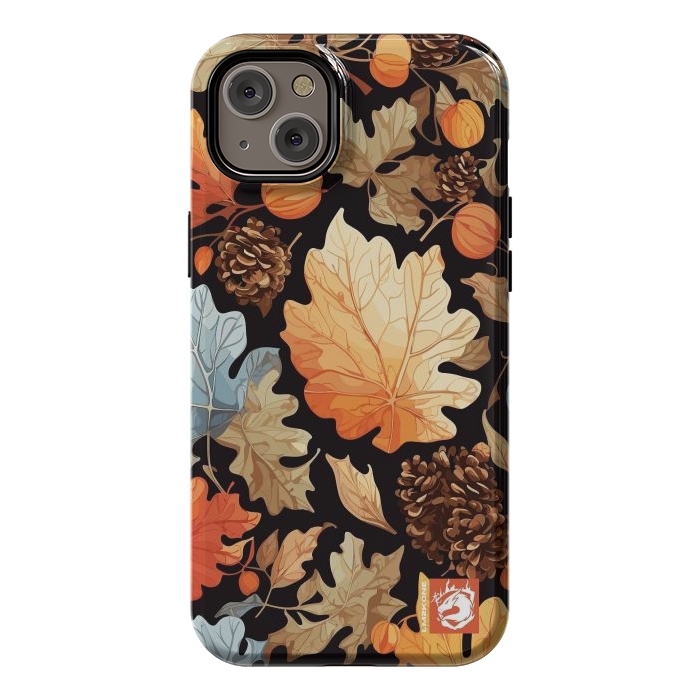 iPhone 14 Plus StrongFit Leaf Automn Pattern by LM2Kone