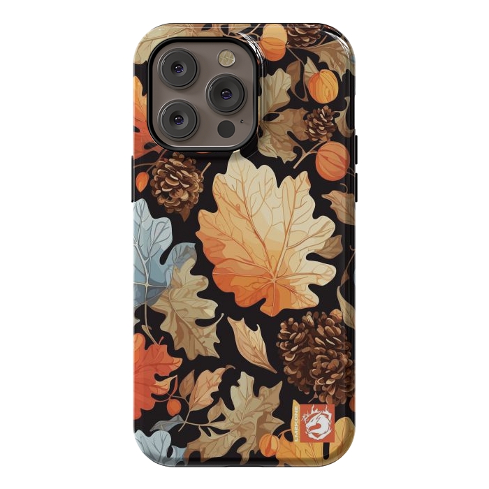 iPhone 14 Pro max StrongFit Leaf Automn Pattern by LM2Kone