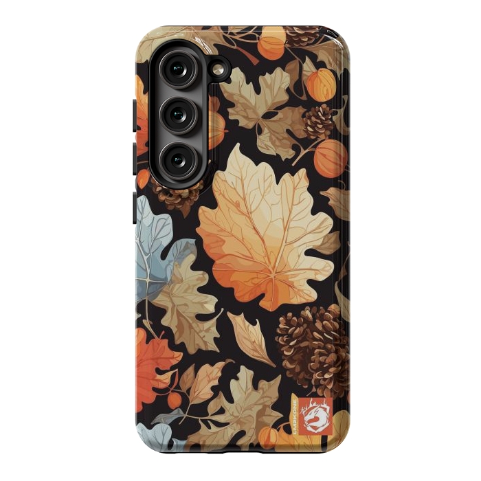 Galaxy S23 StrongFit Leaf Automn Pattern by LM2Kone