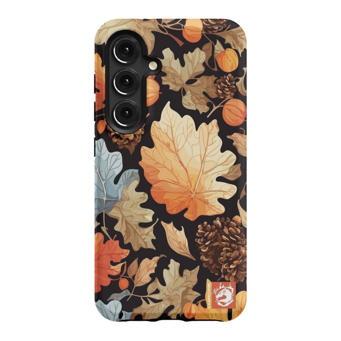 Galaxy S24 StrongFit Leaf Automn Pattern by LM2Kone