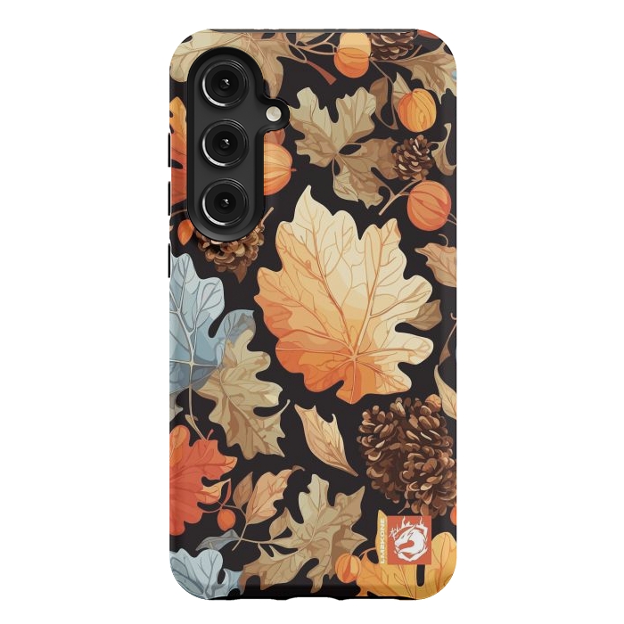 Galaxy S24 Plus StrongFit Leaf Automn Pattern by LM2Kone