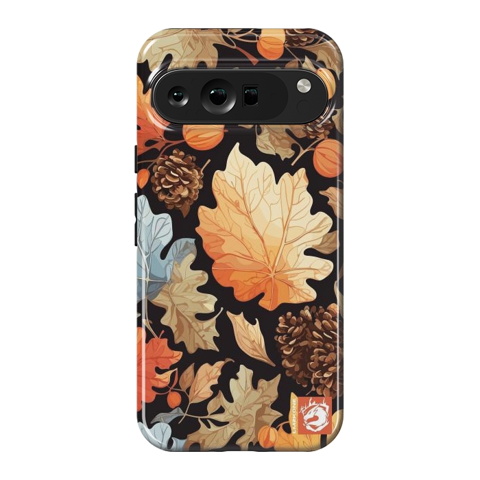 Pixel 9 Pro XL StrongFit Leaf Automn Pattern by LM2Kone