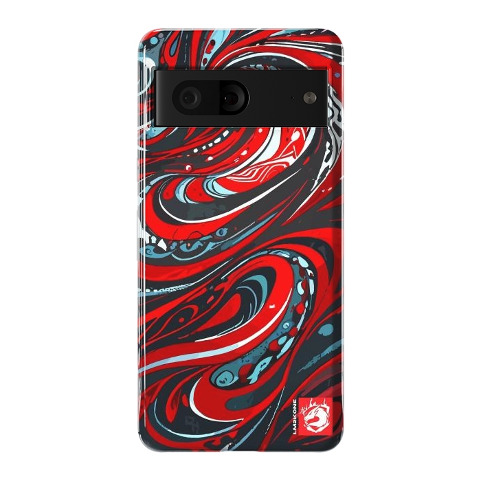 Pixel 7 StrongFit Red Wave Pattern by LM2Kone