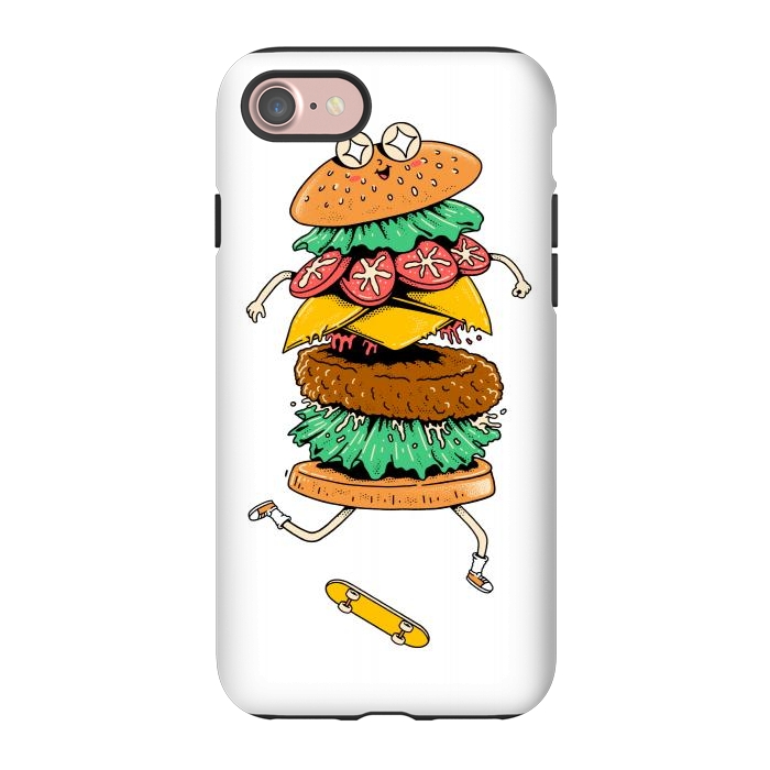 iPhone 7 StrongFit Skateburger by Afif Quilimo