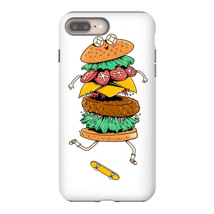 iPhone 7 plus StrongFit Skateburger by Afif Quilimo