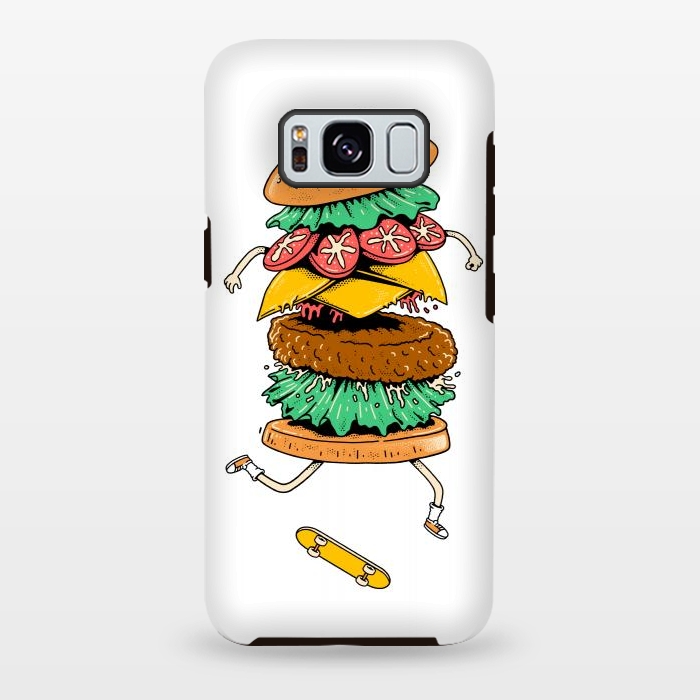 Galaxy S8 plus StrongFit Skateburger by Afif Quilimo