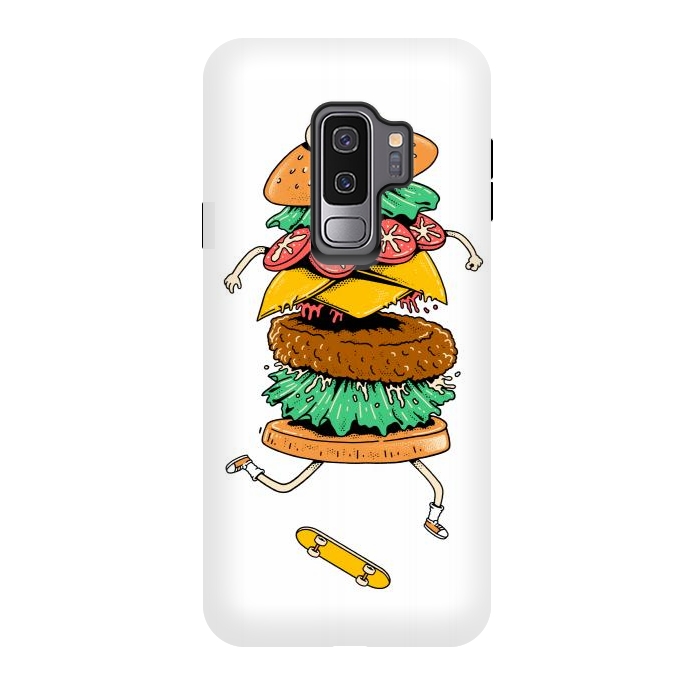 Galaxy S9 plus StrongFit Skateburger by Afif Quilimo