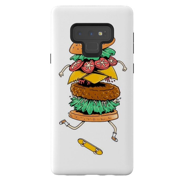 Galaxy Note 9 StrongFit Skateburger by Afif Quilimo