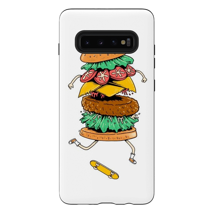 Galaxy S10 plus StrongFit Skateburger by Afif Quilimo