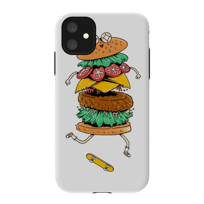 iPhone 11 StrongFit Skateburger by Afif Quilimo