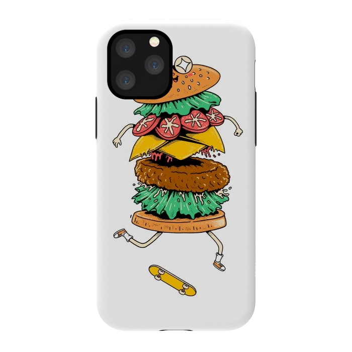 iPhone 11 Pro StrongFit Skateburger by Afif Quilimo