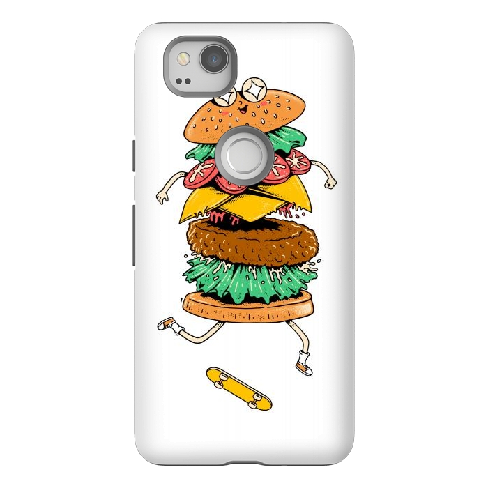 Pixel 2 StrongFit Skateburger by Afif Quilimo