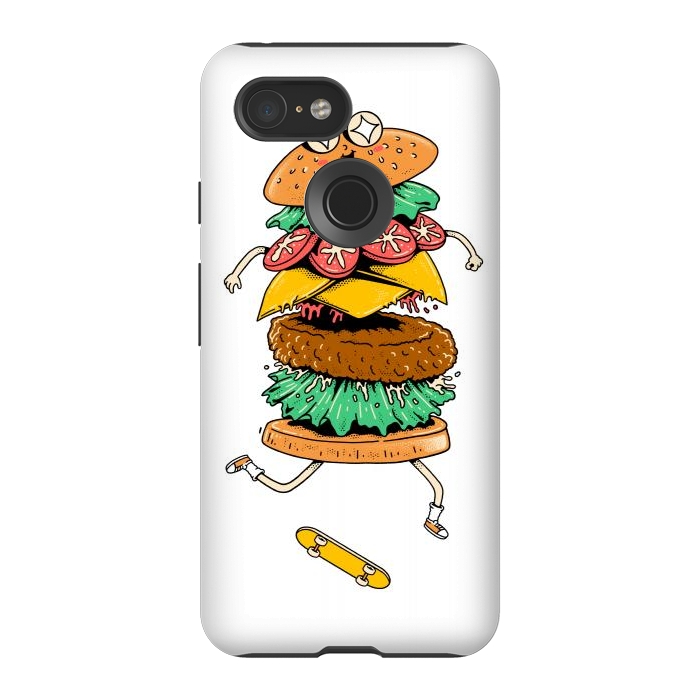 Pixel 3 StrongFit Skateburger by Afif Quilimo