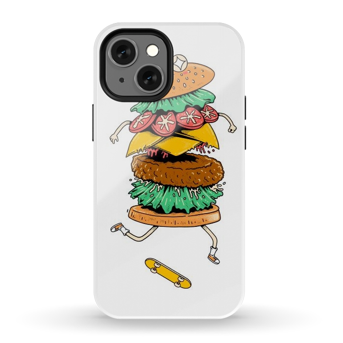 iPhone 12 mini StrongFit Skateburger by Afif Quilimo