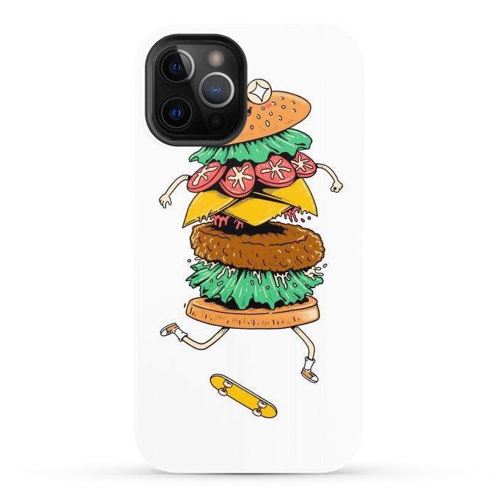 iPhone 12 Pro StrongFit Skateburger by Afif Quilimo