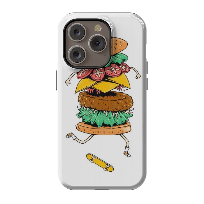 iPhone 14 Pro StrongFit Skateburger by Afif Quilimo