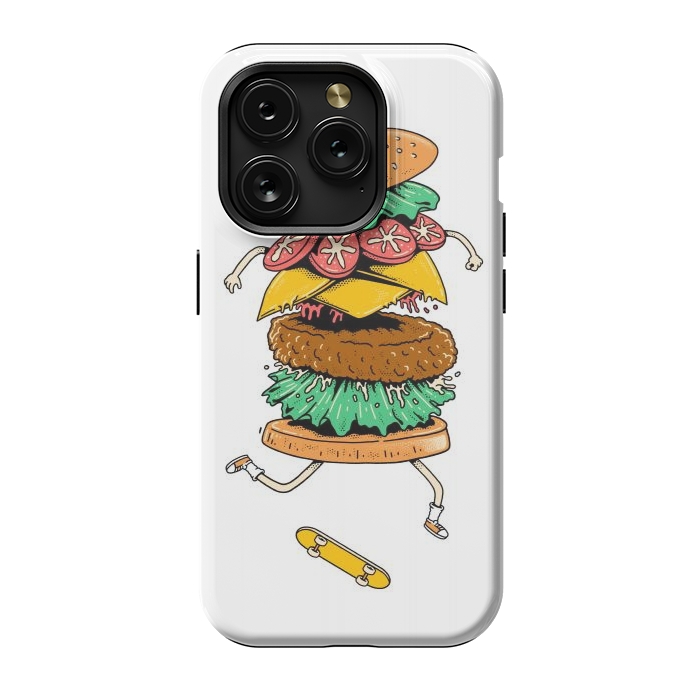 iPhone 15 Pro StrongFit Skateburger by Afif Quilimo