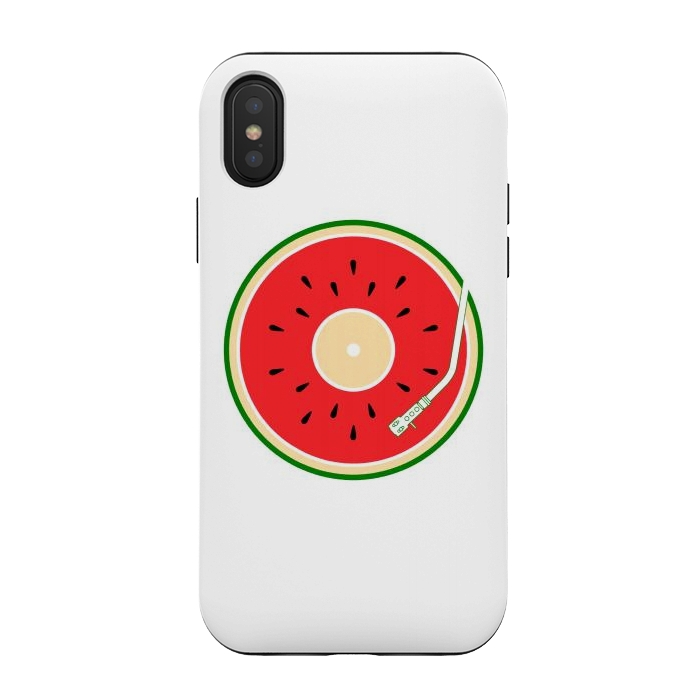 iPhone Xs / X StrongFit Vinylmelon by Afif Quilimo