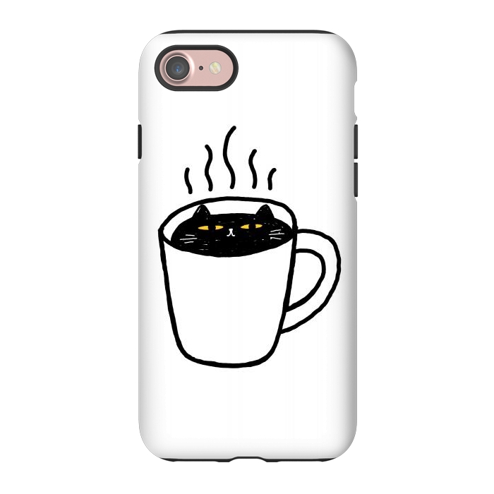 iPhone 7 StrongFit Catpuccino by Afif Quilimo