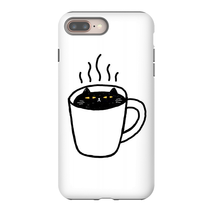 iPhone 7 plus StrongFit Catpuccino by Afif Quilimo