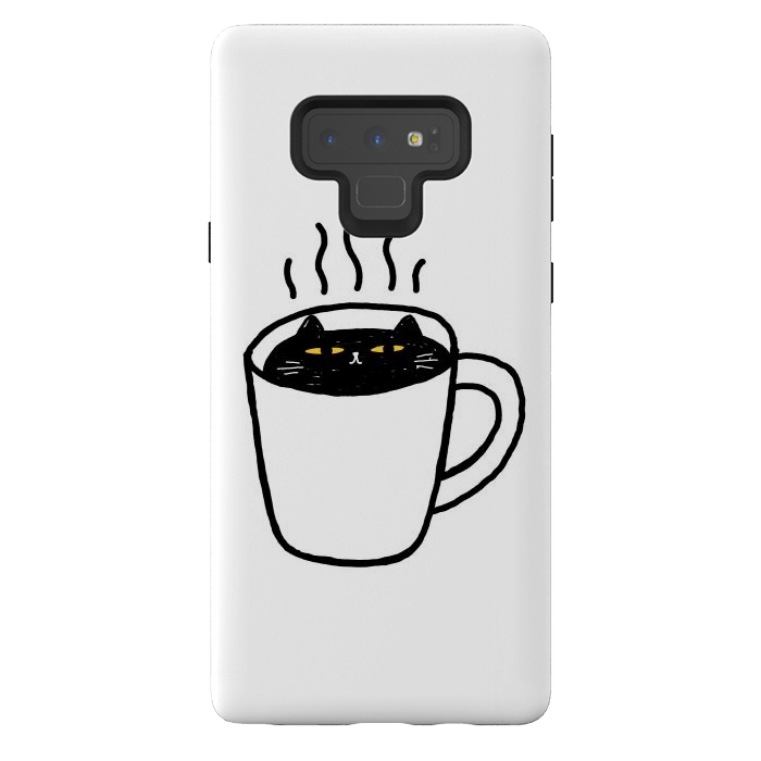 Galaxy Note 9 StrongFit Catpuccino by Afif Quilimo