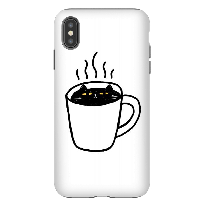 iPhone Xs Max StrongFit Catpuccino by Afif Quilimo