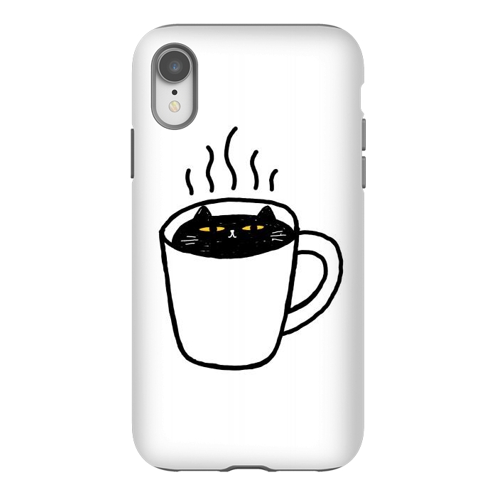 iPhone Xr StrongFit Catpuccino by Afif Quilimo