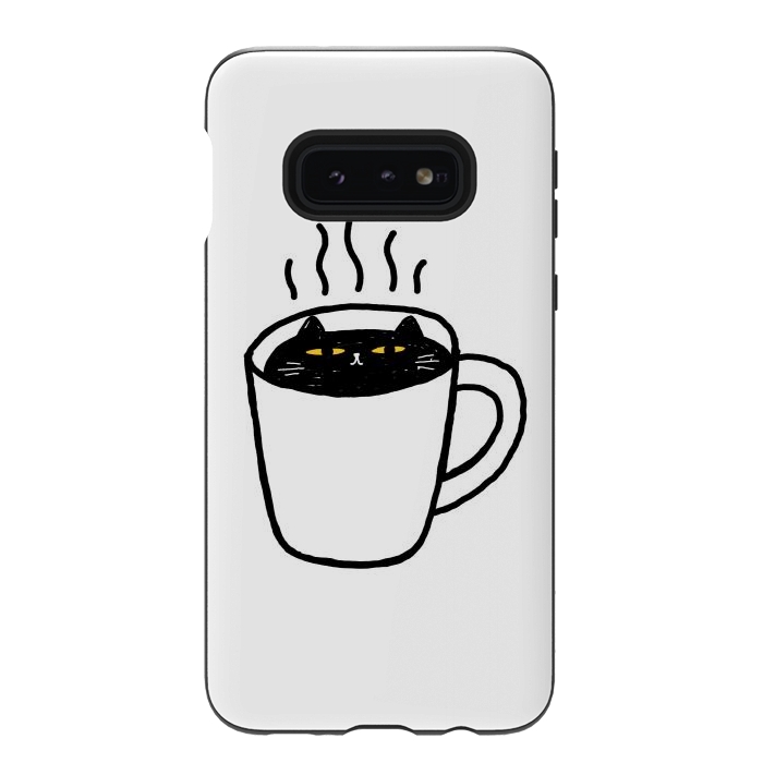 Galaxy S10e StrongFit Catpuccino by Afif Quilimo