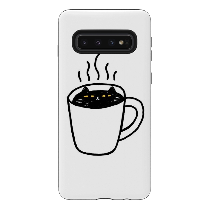 Galaxy S10 StrongFit Catpuccino by Afif Quilimo