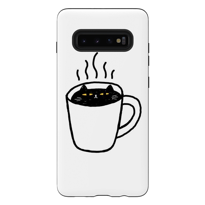 Galaxy S10 plus StrongFit Catpuccino by Afif Quilimo