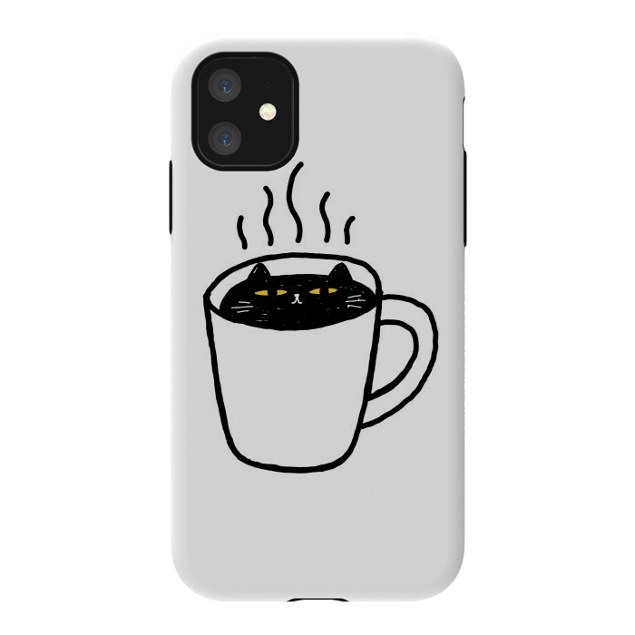 iPhone 11 StrongFit Catpuccino by Afif Quilimo