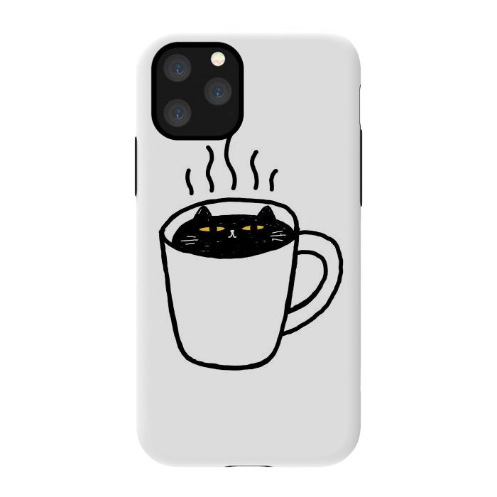 iPhone 11 Pro StrongFit Catpuccino by Afif Quilimo