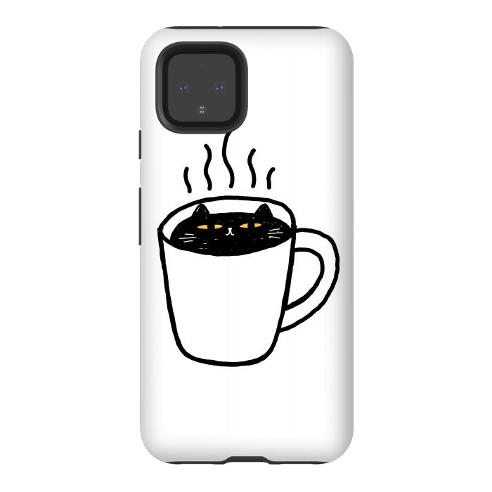 Pixel 4 StrongFit Catpuccino by Afif Quilimo